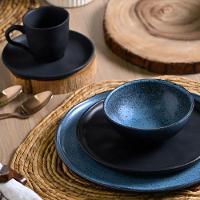 Aparelho De Jantar 30 Peças Night Sky + Preto Matte Porto Brasil - 3