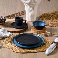 Aparelho De Jantar 30 Peças Night Sky + Preto Matte Porto Brasil