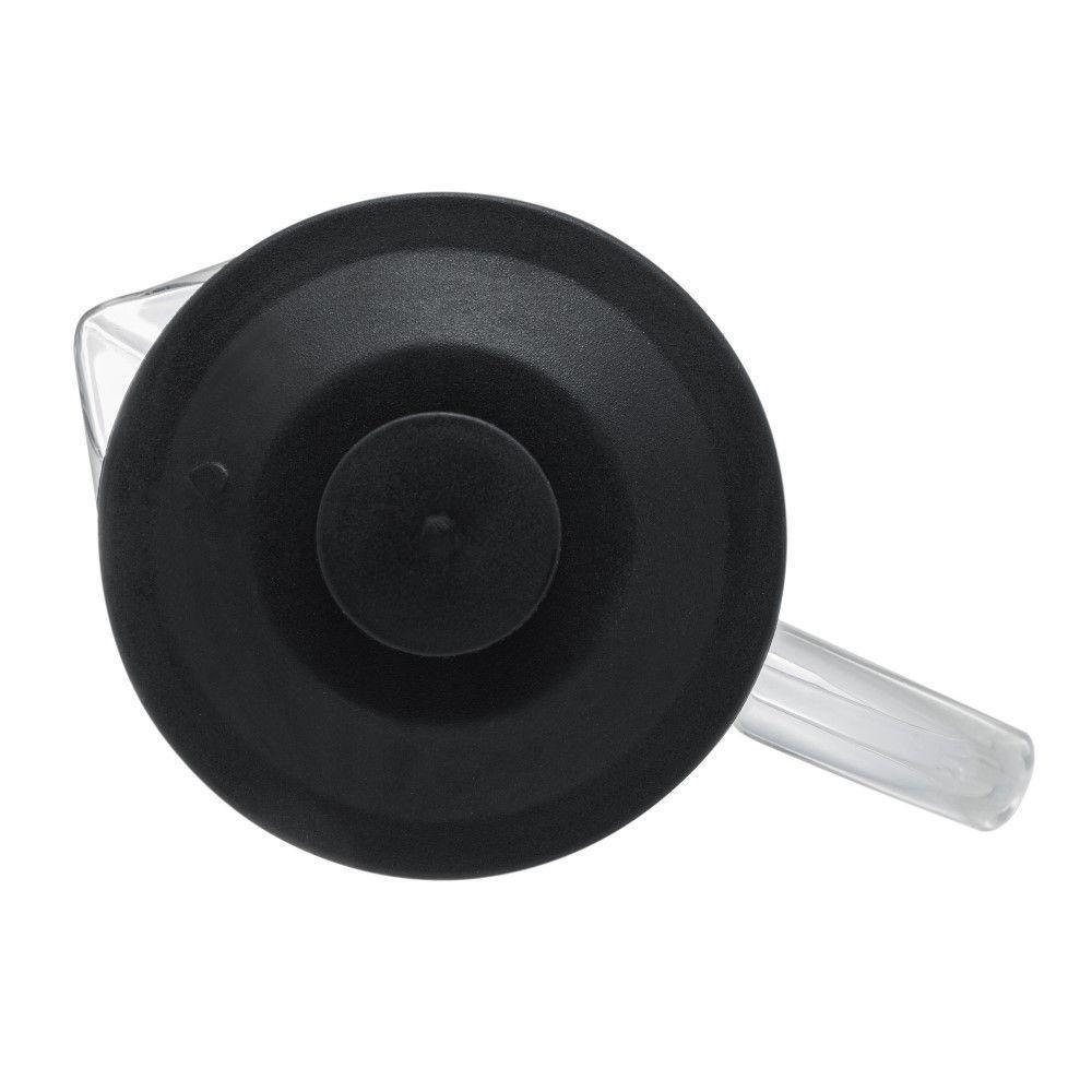 Cafeteira Francesa 600 Ml Em Vidro E Tampa De Plástico Preta Lyor - 2