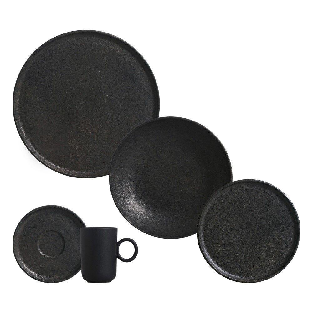 Aparelho De Jantar 20 Peças Basic Rust Porto Brasil - 1