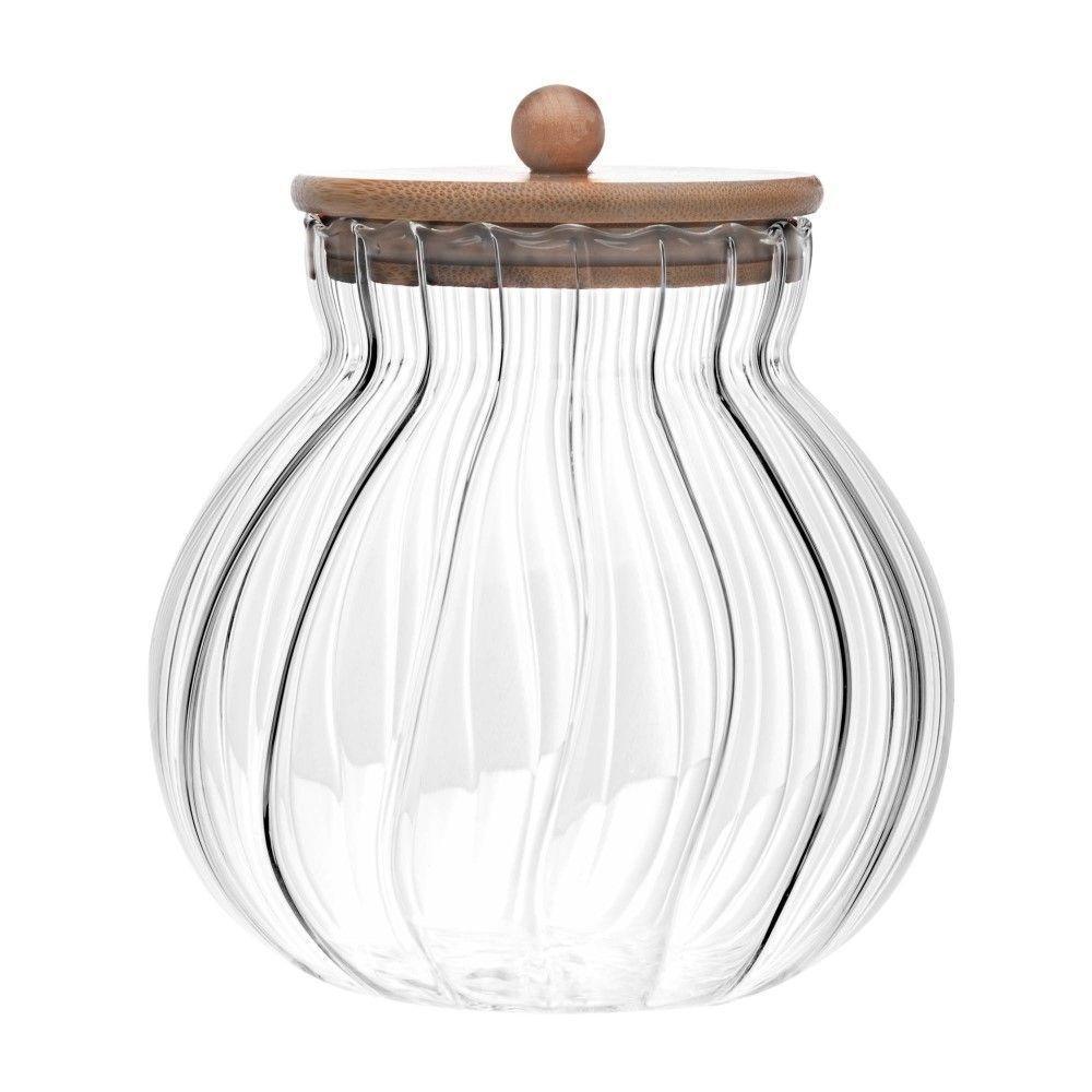 Porta Mantimentos De Vidro 700 Ml Com Tampa De Bambu Classic Wolff - 2