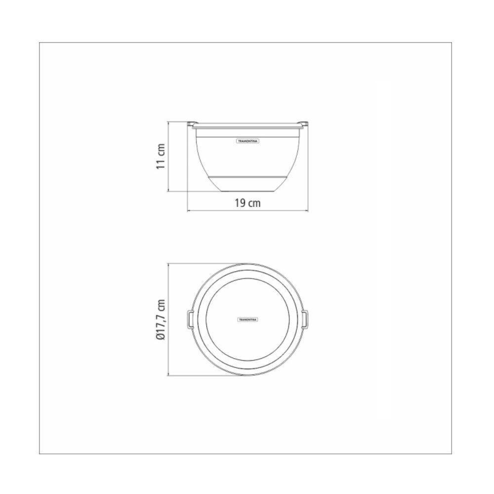 Pote Cucina 1,5l Em Aço Inox Tramontina 61225-150 - 2