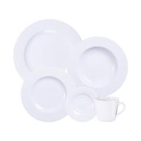 Aparelho De Jantar Tramontina Vibrare Em Porcelana Decorada 20 Peças