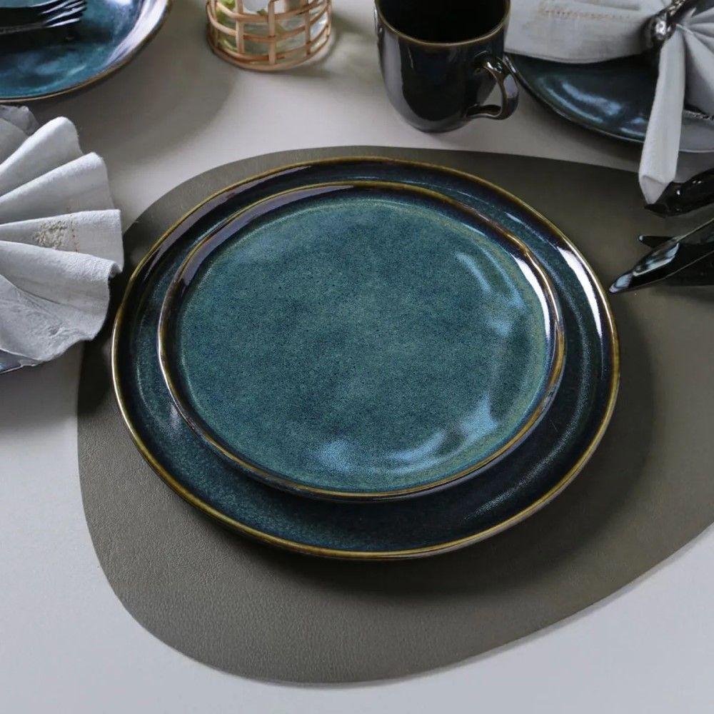 Conjunto De Xícara De Chá Com Pires 06 Peças Bio Oceano Porto Brasil - 4