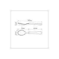 12 Colheres Sobremesa Tramontina Leme Com Lâmina Em Aço Inox Cabo De Polipropileno Azul Oceano - 9