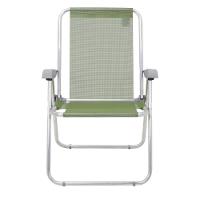 Cadeira De Praia Tramontina Creta Master Em Alumínio Com Assento Verde Oliva - 9