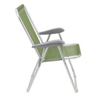 Cadeira De Praia Tramontina Creta Master Em Alumínio Com Assento Verde Oliva - 10
