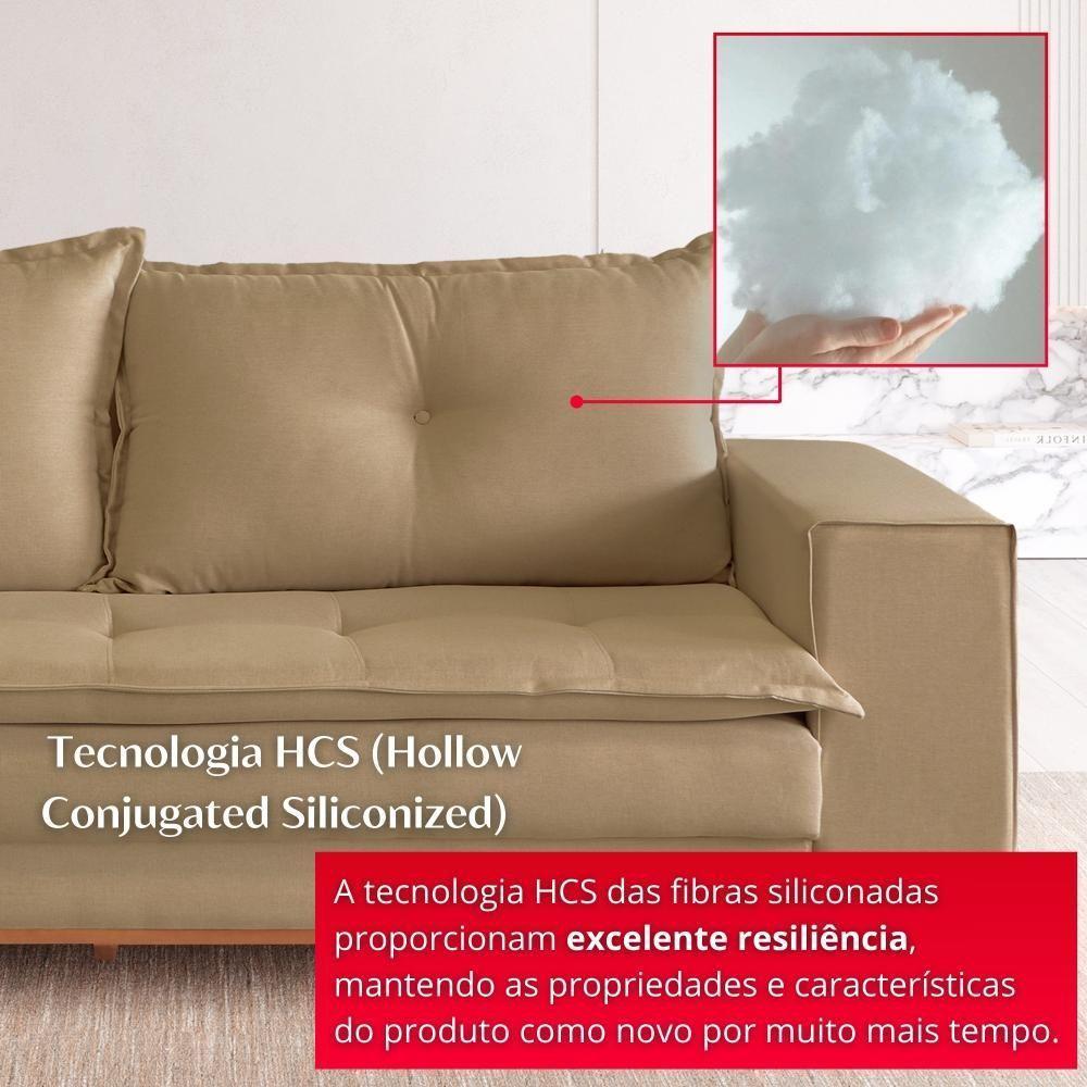 Sofá Na Caixa Bellagio 2 Lugares 2,00m Castor - 5