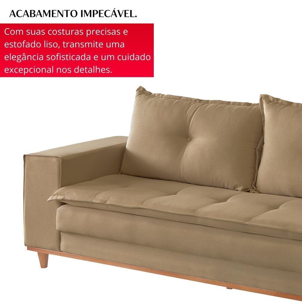 Sofá Na Caixa Bellagio 2 Lugares 2,00m Castor - 6