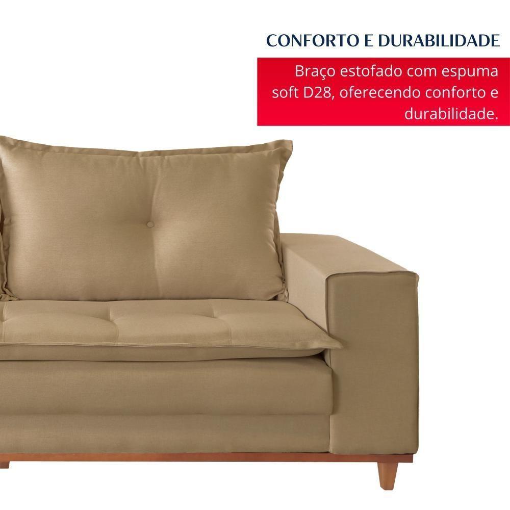 Sofá Na Caixa Bellagio 2 Lugares 2,00m Castor - 7