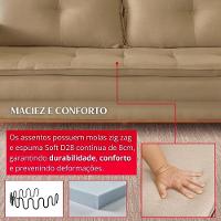 Sofá Na Caixa Bellagio 2 Lugares 2,00m Castor