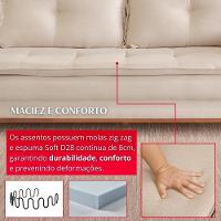 Sofá Na Caixa Bellagio 2 Lugares 2,00m Bege - 8