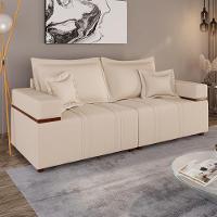 Sofá Living Verona 3 Lugares 2,00m Bege - 1