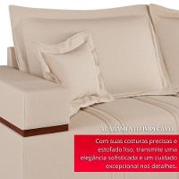 Sofá Living Verona 3 Lugares 2,00m Bege - 7