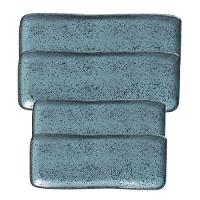 Conjunto Com 04 Travessas Retangular Orgânico Night Sky Porto Brasil - 1