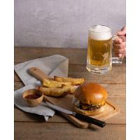 Conjunto 4 Canecas Para Chopp E Cerveja 365 Ml De Vidro Zero Graus Lyor