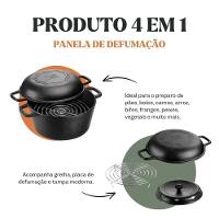 Panela De Defumação 24 Cm 5,7 L Em Ferro Fundido Panela Mineira - 5