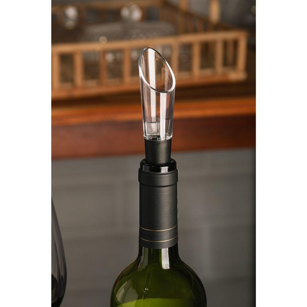 Conjunto 5 Peças Para Vinho De Plástico Preto Wolff - 7