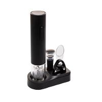 Conjunto 5 Peças Para Vinho De Plástico Preto Wolff - 1