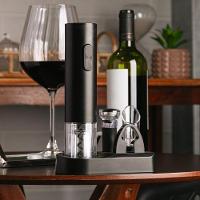 Conjunto 5 Peças Para Vinho De Plástico Preto Wolff - 9