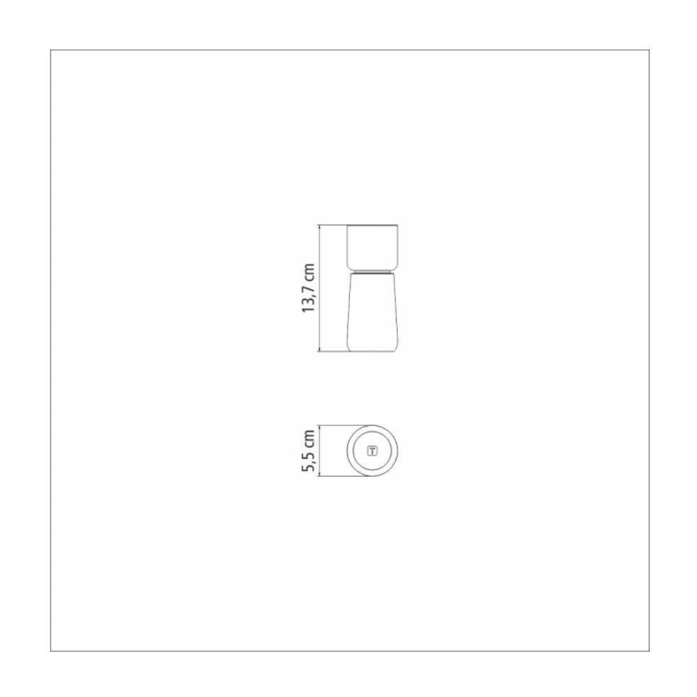 Moedor De Sal E Pimenta Realce Madeira Seringueira 13 Cm Tramontina 61657-110 - 4