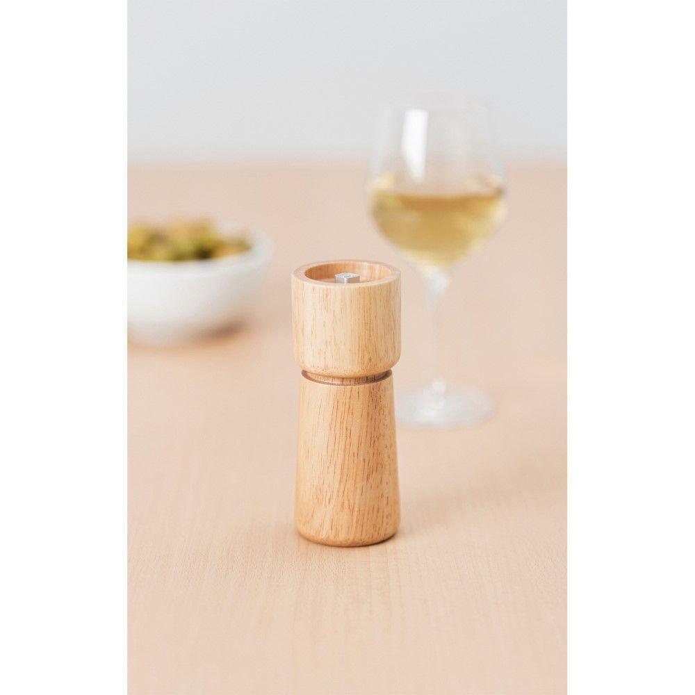 Moedor De Sal E Pimenta Realce Madeira Seringueira 13 Cm Tramontina 61657-110 - 5