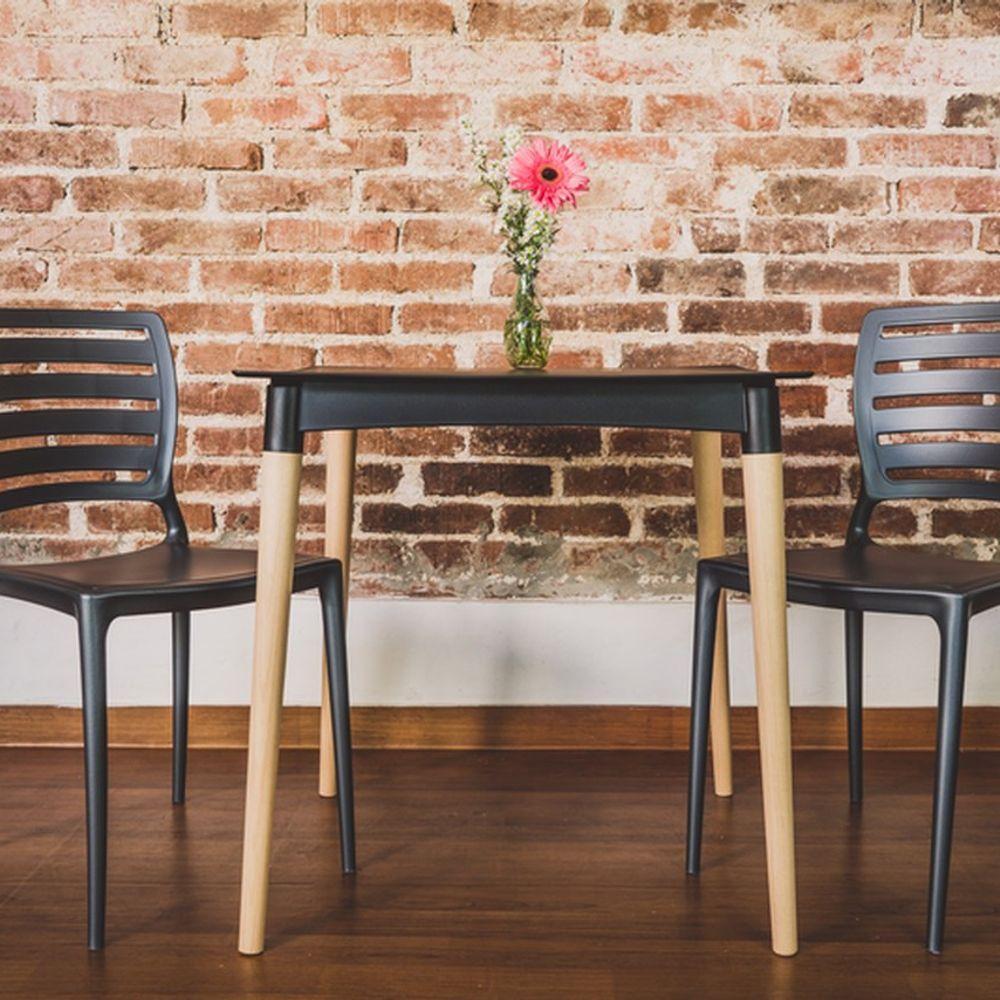 Cadeira Sofia Grafite Tramontina Encosto Vazado Horizontal - 2