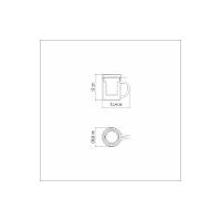 Caneca De Vidro Tramontina Com Infusor De Chá 350 Ml - 6