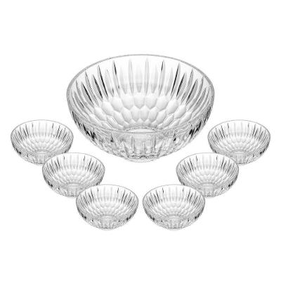 Conjunto 7 Peças Para Sobremesa De Vidro Raios Wolff