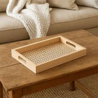 Bandeja De Bambu Com Fundo Em Treliça 48 X 35 X 5 Cm Wolff - 2