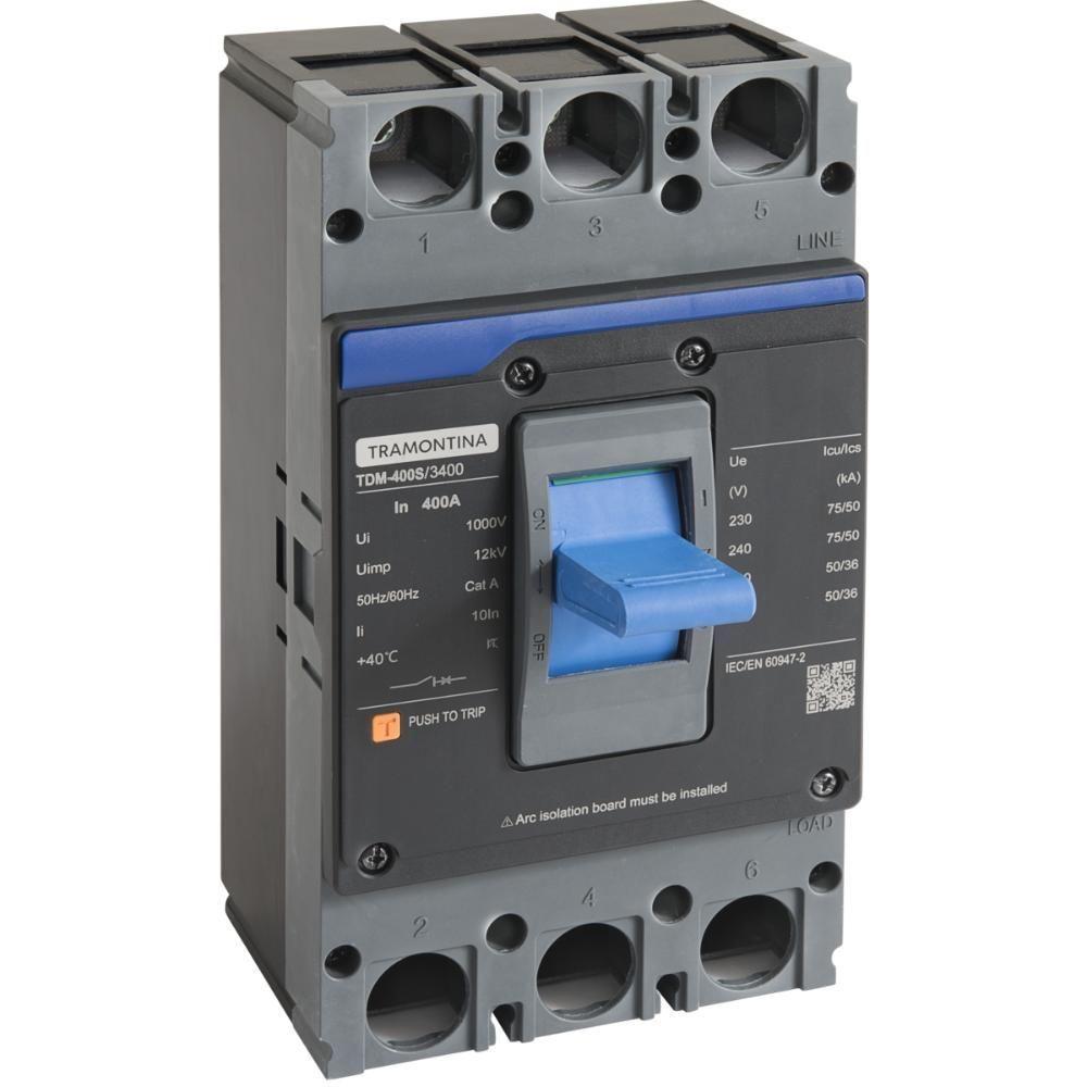 Caixa Moldada Tramontina Tdm 400s 3400 3p 400 A 75 Ka - 1