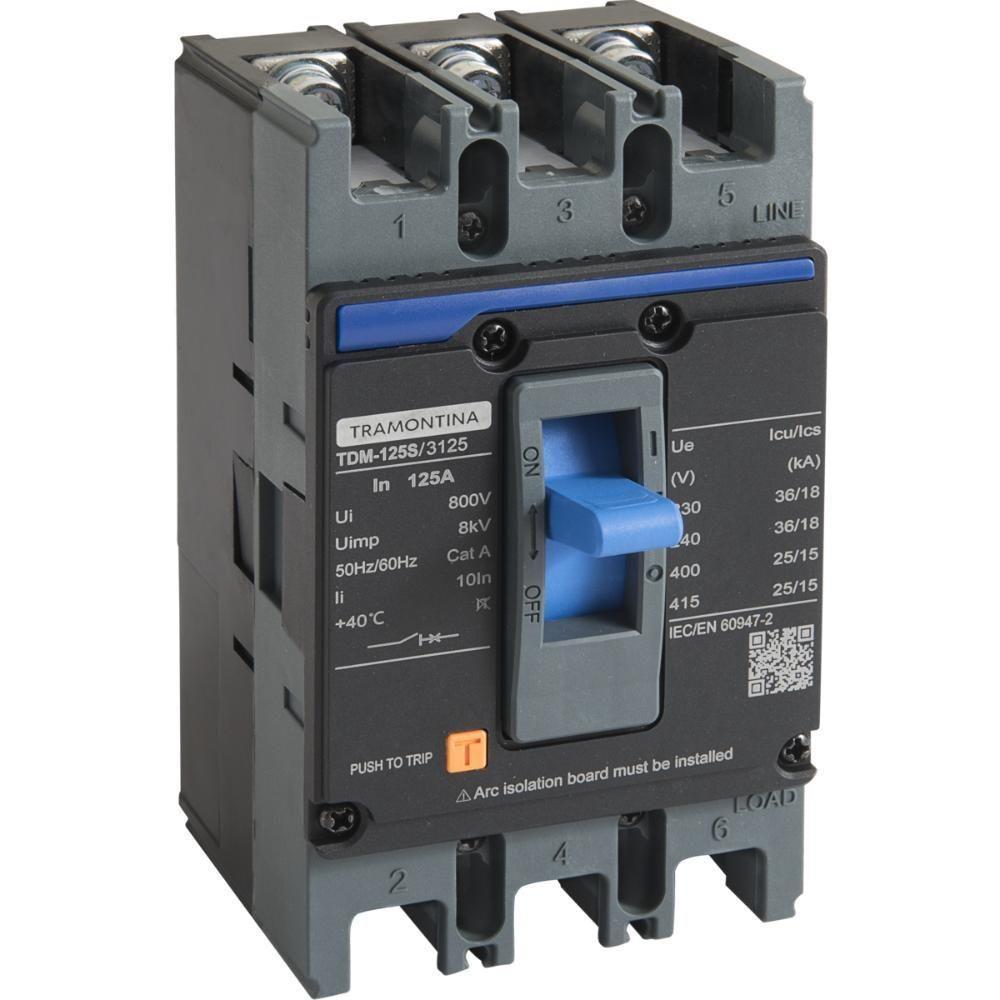 Caixa Moldada Tramontina Tdm 125s 3125 3p 125 A 36 - 1