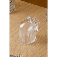 Manteigueira Francesa De Cristal 8,5 X 10 Cm Lines Wolff - 6