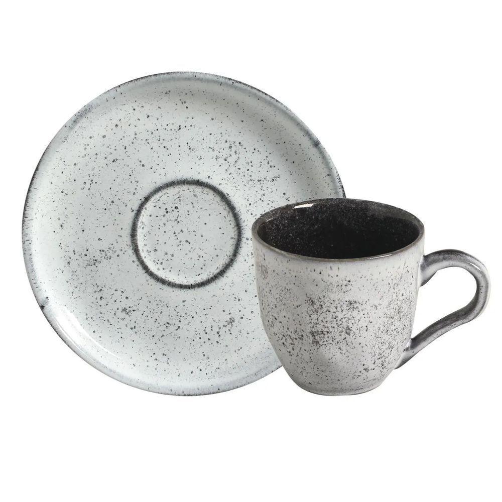 Conjunto De Xícara De Chá Com Pires 06 Peças Bio Echo Porto Brasil - 2