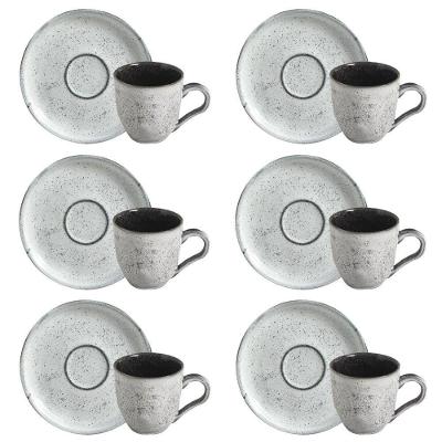 Conjunto De Xícara De Chá Com Pires 06 Peças Bio Echo Porto Brasil