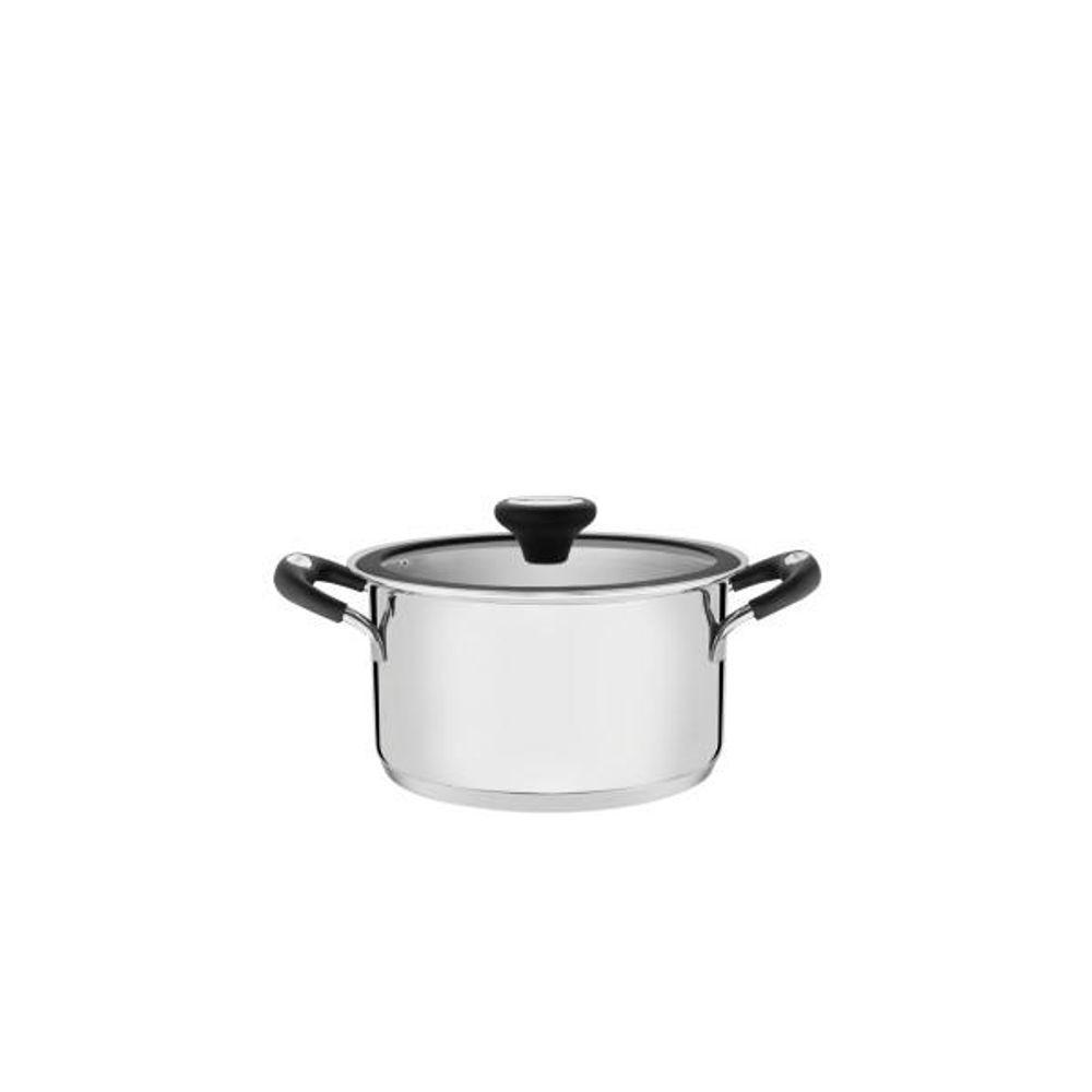 Caçarola Tramontina Solar Silicone Inox Fundo Triplo 1,8l - 1