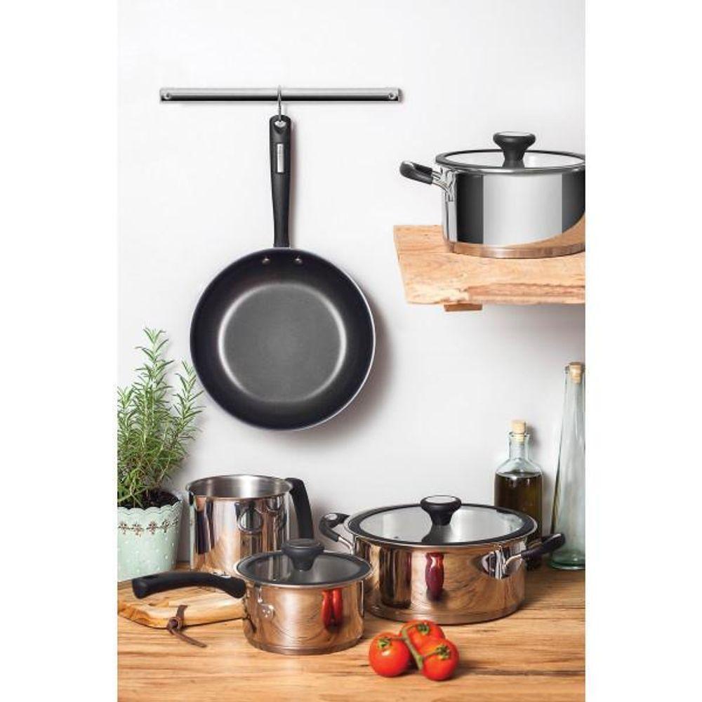 Caçarola Tramontina Solar Silicone Inox Fundo Triplo 1,8l - 2