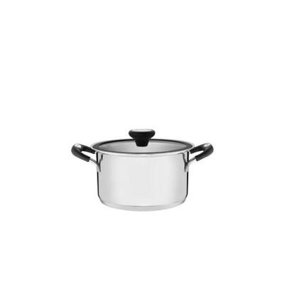 Caçarola Tramontina Solar Silicone Inox Fundo Triplo 1,8l