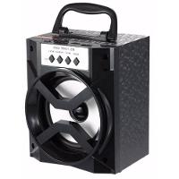 Caixa Som Bluetooth Portátil Rádio Fm Usb Mic Sd 8w Auxiliar - Preto