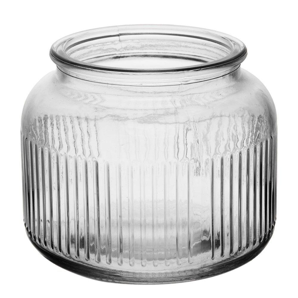 Conjunto De 2 Potes Herméticos De Vidro Canelado 900 Ml Essência Lyor - 3