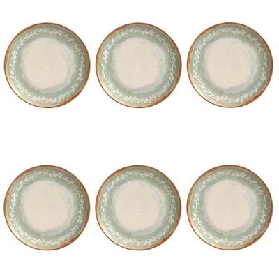 Conjunto De Pratos Rasos 06 Peças Coup New Mediterrâneo Porto Brasil