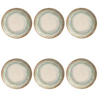 Conjunto De Pratos Rasos 06 Peças Coup New Mediterrâneo Porto Brasil - 1