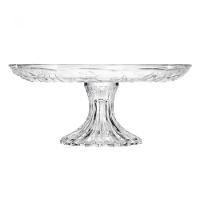Prato Para Bolo 27 Cm De Cristal Com Pé New Butterfly Lyor - 2