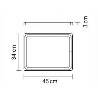 Tábua Para Churrasco Tramontina Retangular Em Madeira Muiracatiara Com Acabamento Em Óleo 45x34 Cm. - 2