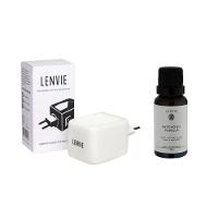 Difusor Elétrico De Cerâmica + óleo Concentrado Patchouli Vanilla 20ml Lenvie - 1