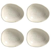 Conjunto De Cumbucas Oval 04 Peças 265ml Orgânico Vanilla Porto Brasil - 1