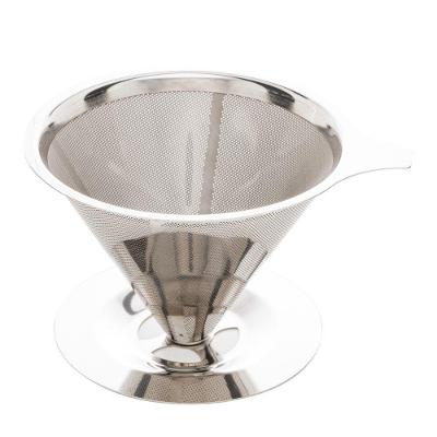 Filtro para Café N°102 Aço Inox Reutilizável 14,5x9cm Inox Lyor