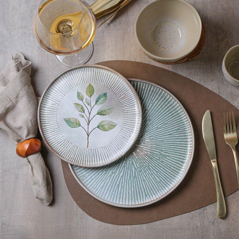 Conjunto De Pratos De Sobremesa 06 Peças Bio Evergreen Porto Brasil - 5