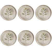 Conjunto De Pratos De Sobremesa 06 Peças Bio Evergreen Porto Brasil - 1