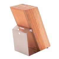 Cepo De Madeira Com Inox Para Facas Universal Kort Domama - 2